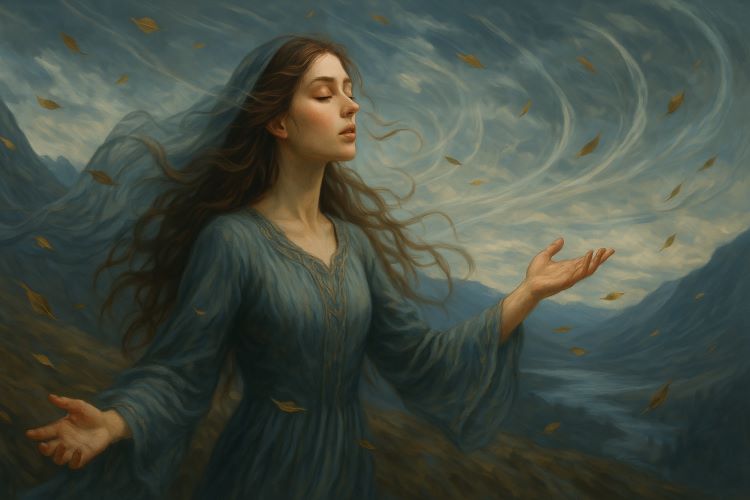 🌬️ Capítulo II: Seraphine – A que fala com os ventos (Elemento: Ar)Seraphine nasceu quando as montanhas ainda conversavam entre si.