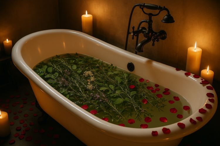 Descubra em Coisas de Bruxa: O Poder dos Banhos Energéticos e os Segredos do Horário e da Secagem por que não se deve usar toalha