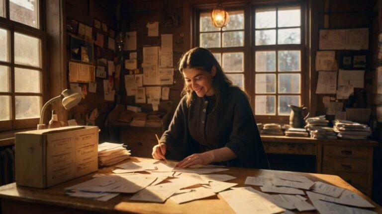 As Cartas que Chegam Sem Remetente. No coração de um vilarejo tranquilo, havia uma pequena agência dos correios que parecia ter parado