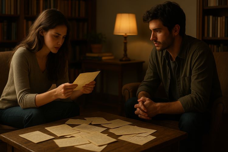 Cartas que Ferem, Cartas que Curam - Capítulo 5. Ana passou a noite em claro, deitada na cama estreita da pensão simples da vila.