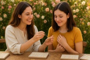O Colar do Abraço. A bruxa caminhava lentamente pela feira da pequena vila, carregando em uma cesta de vime uma dezena de colares