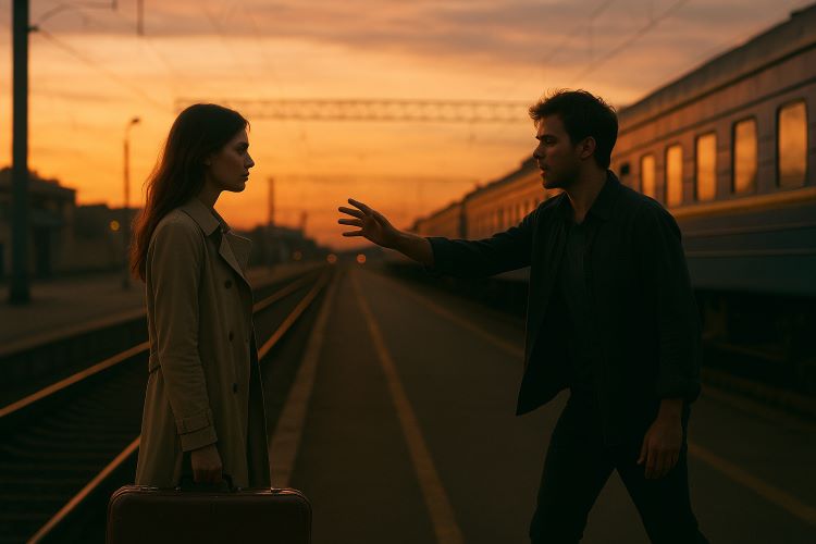 O Dia da Partida. O sol nascia tímido naquele dia, tingindo a cidade de tons dourados que pareciam anunciar uma despedida.