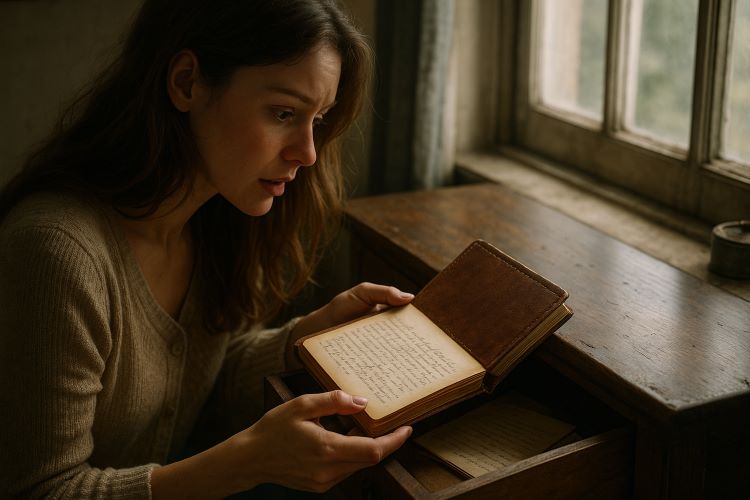 O Diário Escondido da Mãe de Ana - Capítulo 5. A descoberta foi por acaso. Ana havia voltado à casa da vila para tentar entender melhor