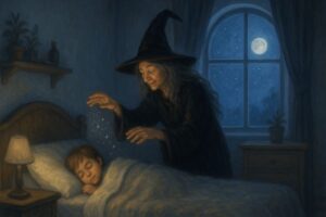 O Travesseiro dos Bons Sonhos. Todas as noites, quando a cidade mergulha no silêncio e a lua começa a brilhar no céu,