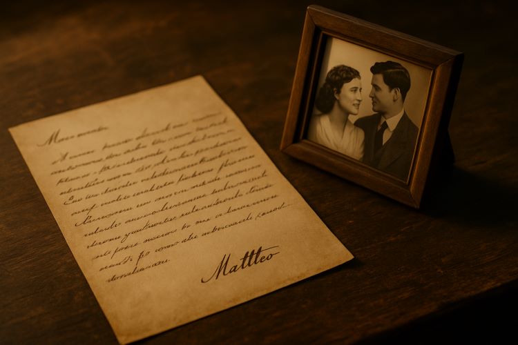 O Último Bilhete de Matteo - Capítulo 9. Ana encontrou o envelope entre os livros antigos de medicina do avô de Daniel.