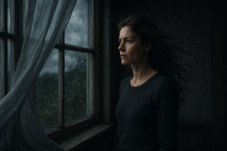 O Vento Mudou de Direção. Ana permaneceu sentada à beira do lago, observando as ondas pequenas se desfazerem na margem.