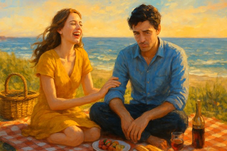 A Última Escolha. O dia amanheceu com a mesma luz dourada que ele lembrava. A praia estava viva com o som do mar, o vento suave