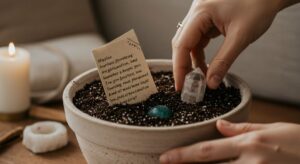 Plantando Desejos. Existe um instante mágico entre o que sonhamos e o que se torna real, e é nesse espaço que plantamos