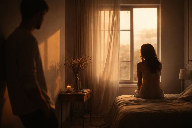 Onde a Promessa Nasce. A promessa nasce antes da palavra porque não precisa de som para existir. Ela se forma no intervalo entre o sentir