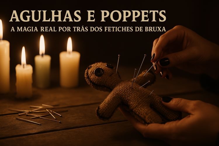 Agulhas e Poppets. A imagem icônica da bruxa com seu poppet envolta por velas e alfinetes esconde mais verdades do que se imagina...