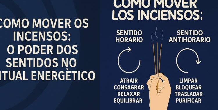 Como Mover os Incensos: O Poder dos Sentidos no Ritual Energético. No universo esotérico, cada gesto carrega um significado.