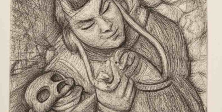 Elara, a curandeira da tribo da montanha