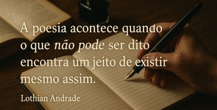 O Eco Silencioso da Alma na Tinta O Eco Silencioso da Alma na Tinta. Ele vivia da poesia, mas a poesia, ultimamente, parecia não querer viver nele.